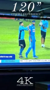 luxury pool villa coorg projector