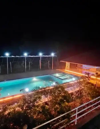 Nysa Estate luxury pool villa coorg pool side evening